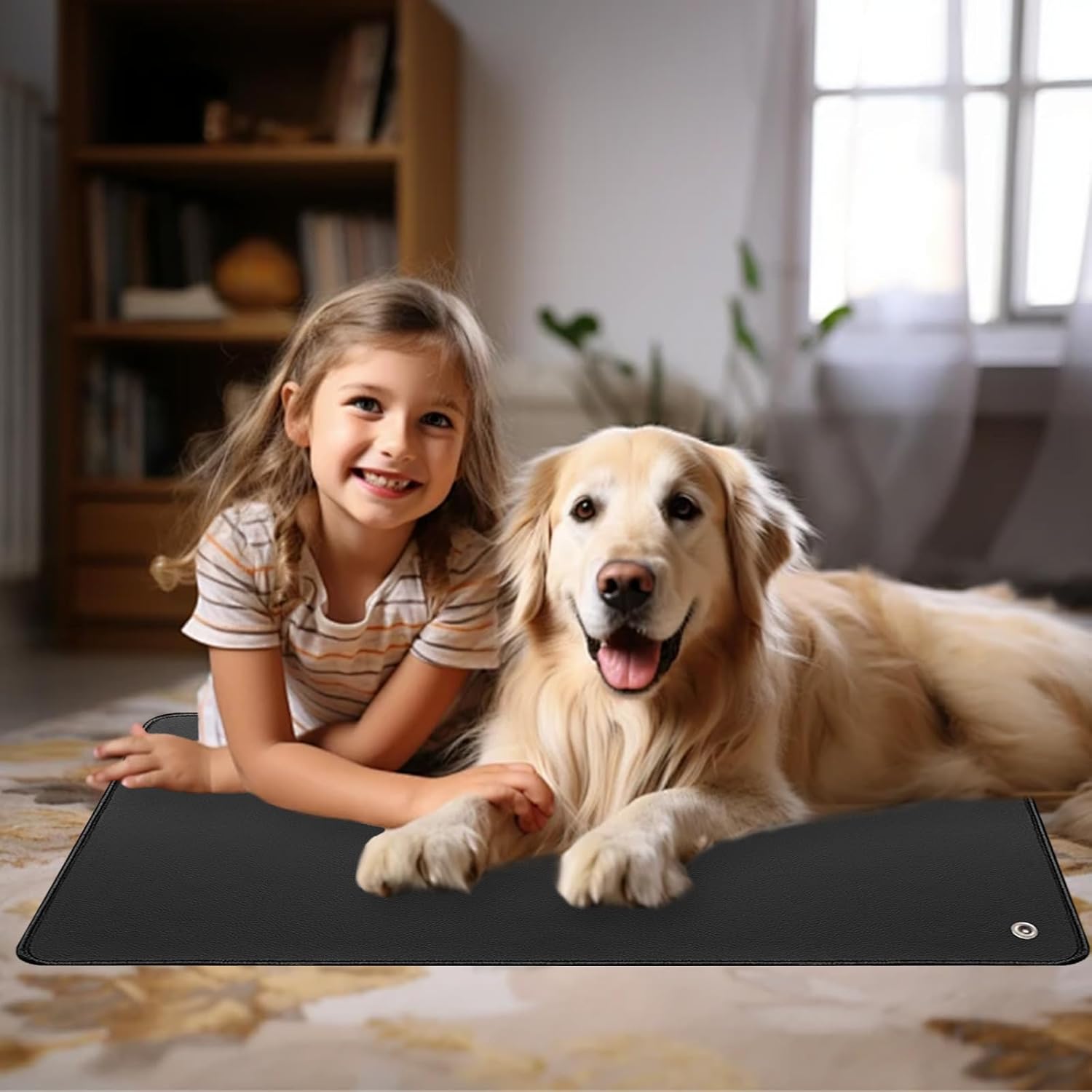 Grounding Mat for Bed Feet Sleep Yoga Pet Desk Grounding Pad for Energy Balance Wellness with 15ft Grounding Cord 23.6"x35.5" - Image 7