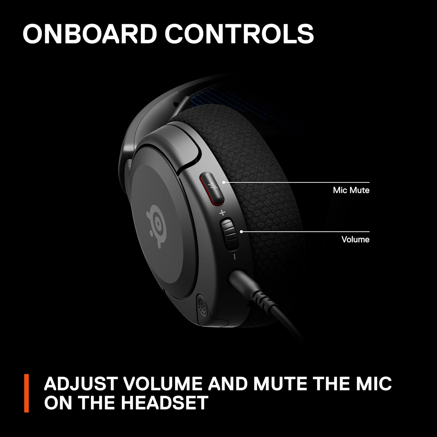 SteelSeries New Arctis Nova 1P Multi-System Gaming wired Headset — Hi-Fi Drivers — 360° Spatial Audio — Comfort Design — Durable — Lightweight—Noise-Cancelling Mic — PS5/PS4, PC, Xbox, Switch - Black - Image 12