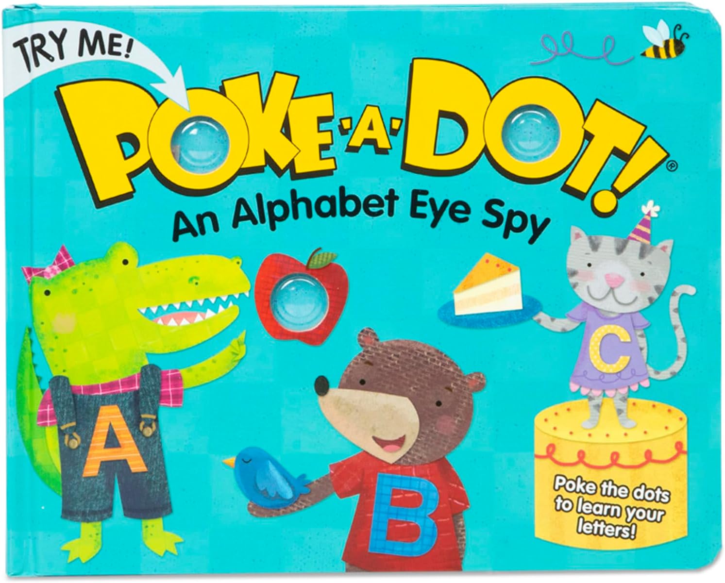 Melissa & Doug Children's Book - Poke-a-Dot: An Alphabet Eye Spy (Board Book with Buttons to Pop) - FSC Certified - Image 2
