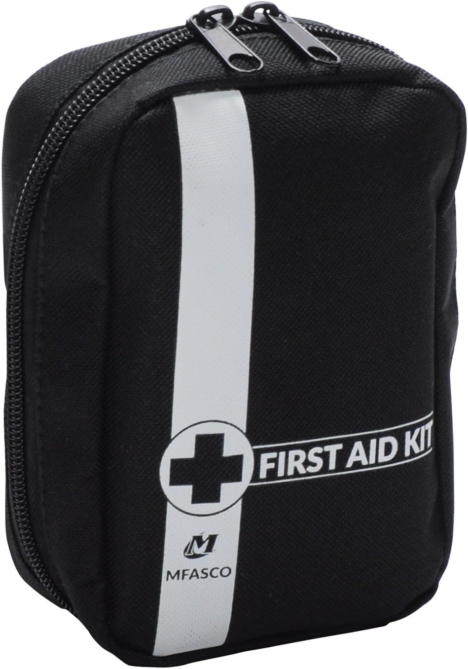 MFASCO Boy Scout Personal First Aid Kit-Compact Black Pouch Attaches to Belt or Bag, Scout-Compliant Supplies, Meets BSA Standards - Mini Emergency Kit for Travel, Hiking, Camping, Outdoor Use 6x4x2.5 - Image 3