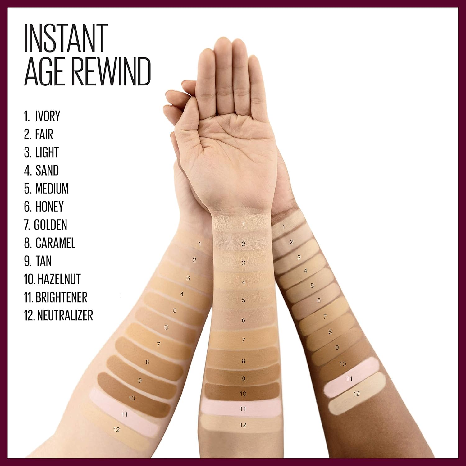 Maybelline Instant Age Rewind Eraser Dark Circles Treatment Multi-Use Concealer, Neutralizer, 0.2 Fl Oz (Pack of 2) - Image 8