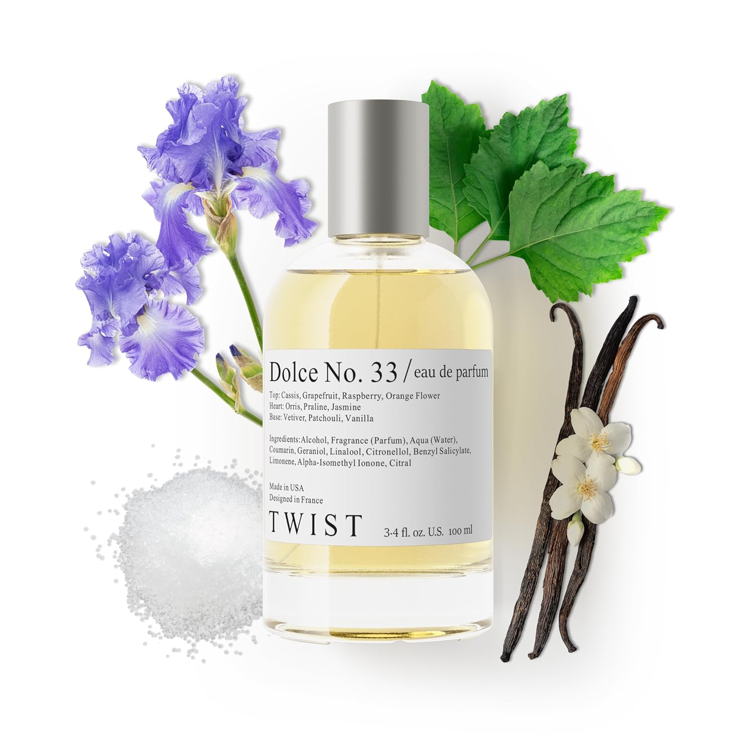 Twist Dolce No. 33 - Eau De Parfum Inspired by La V. E. Belle, Long-Lasting Perfume For Women, Gourmand & Floral, Vegan, Clean Ingredients, Fragrance - Spray 100 ml | 3.4 fl. oz. - Image 2