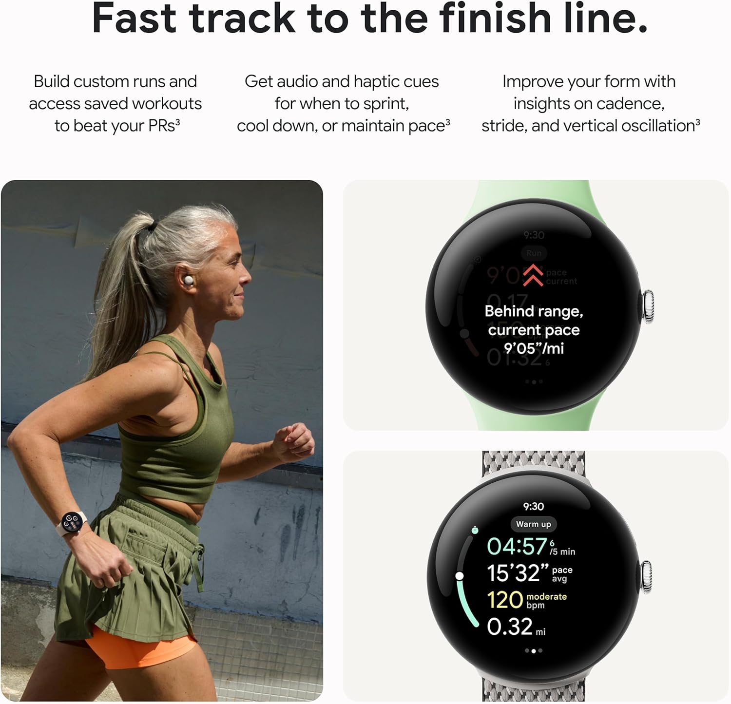 Google Pixel Watch 3 (45mm) Latest Model - Android Smartwatch, Heart Rate Tracking, Fitbit Advanced Running, Fitness Insights, 24-Hour Battery - Matte Black Aluminum Case - Obsidian Band - Wi-Fi - Image 5