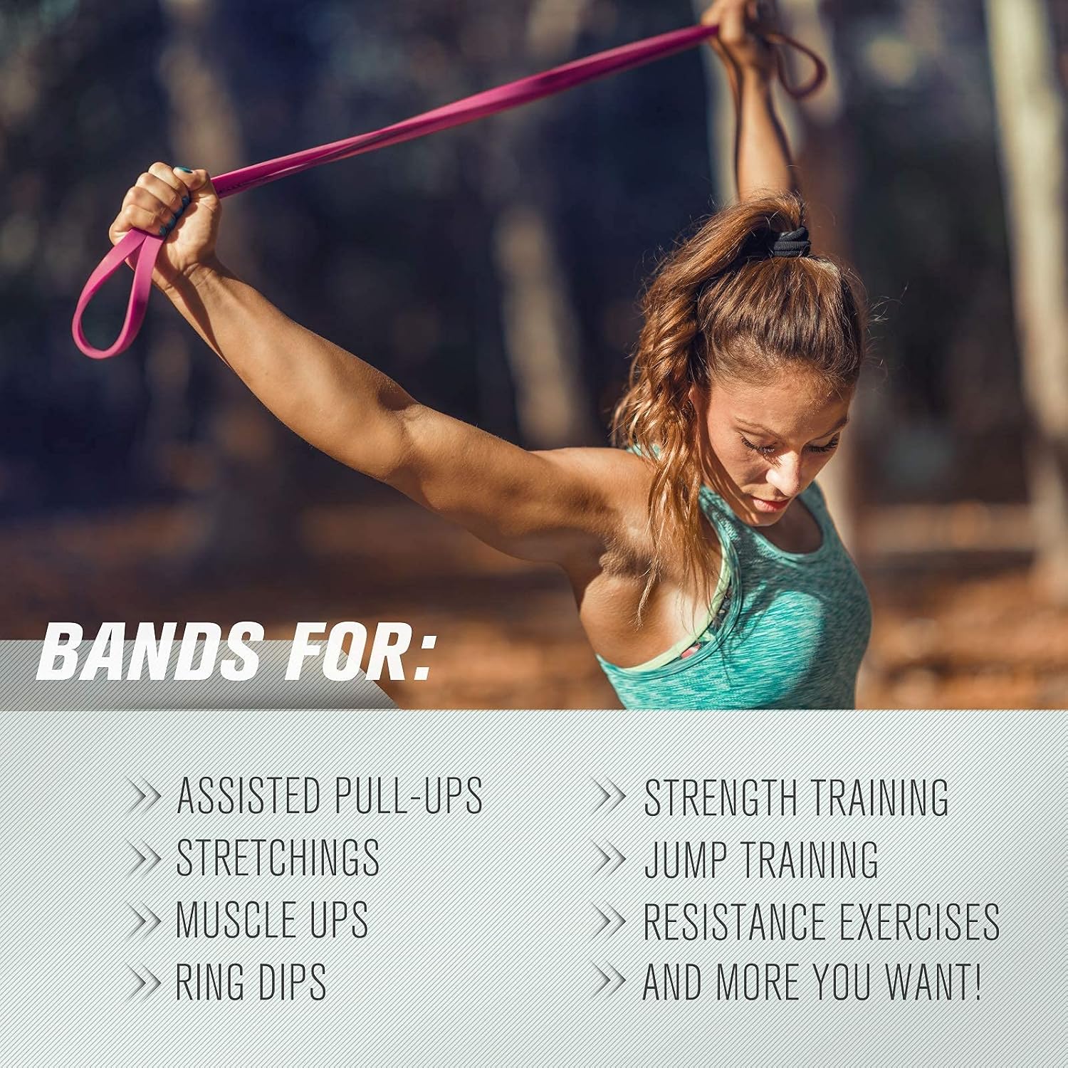 RitFit Pull Up Assist Band - Premium Resistance Band for Pull Up Assistance, Resistance Training, Body Stretching, Powerlifting, Mobility Training - Image 5