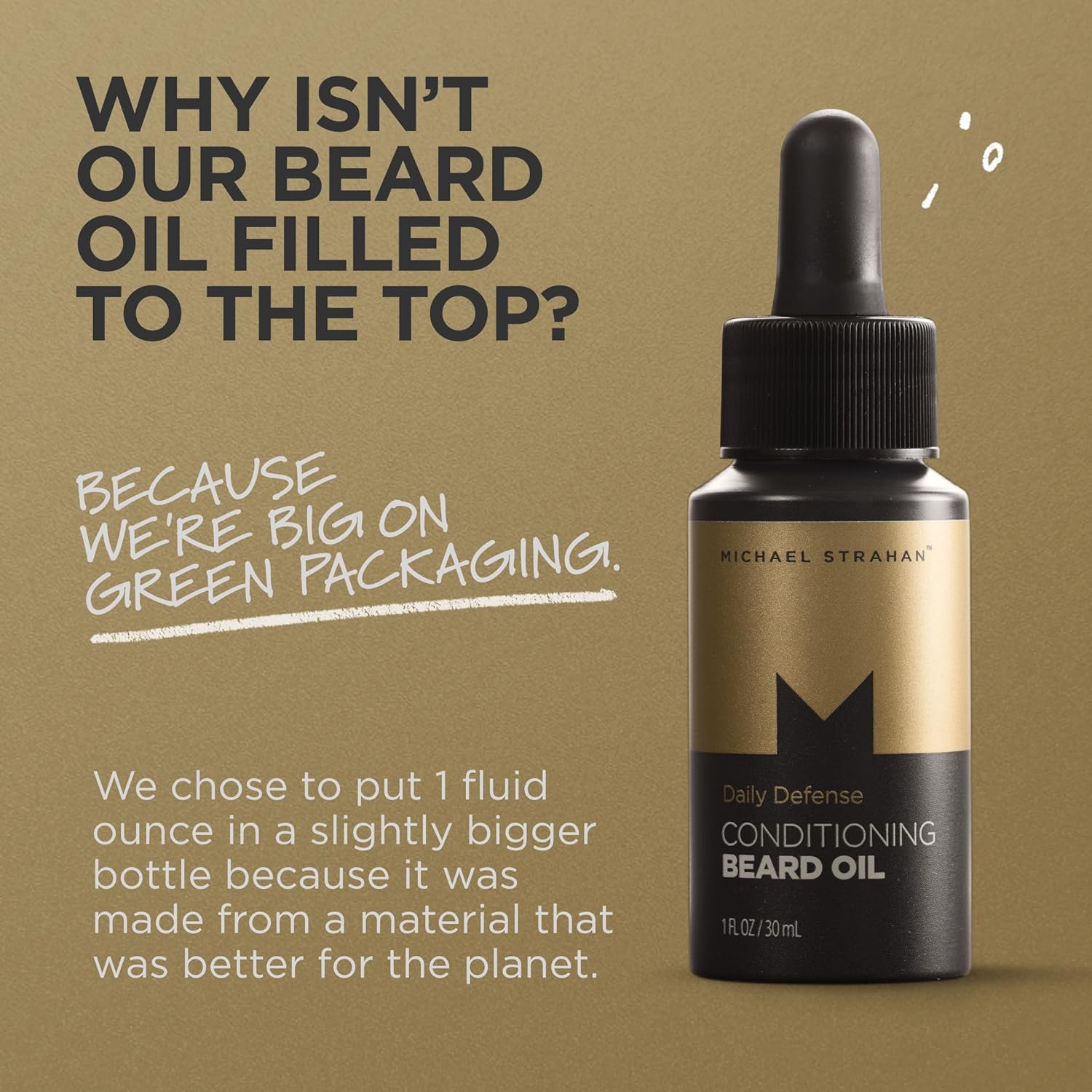 Conditioning Beard Oil Men’s Grooming and Skincare for Dry, Sensitive Skin | Moisturizing, Smoothing, Soothing Beard Softener with Argan, Jojoba, Tea Tree Oil | 1 Fl. Oz - Image 3