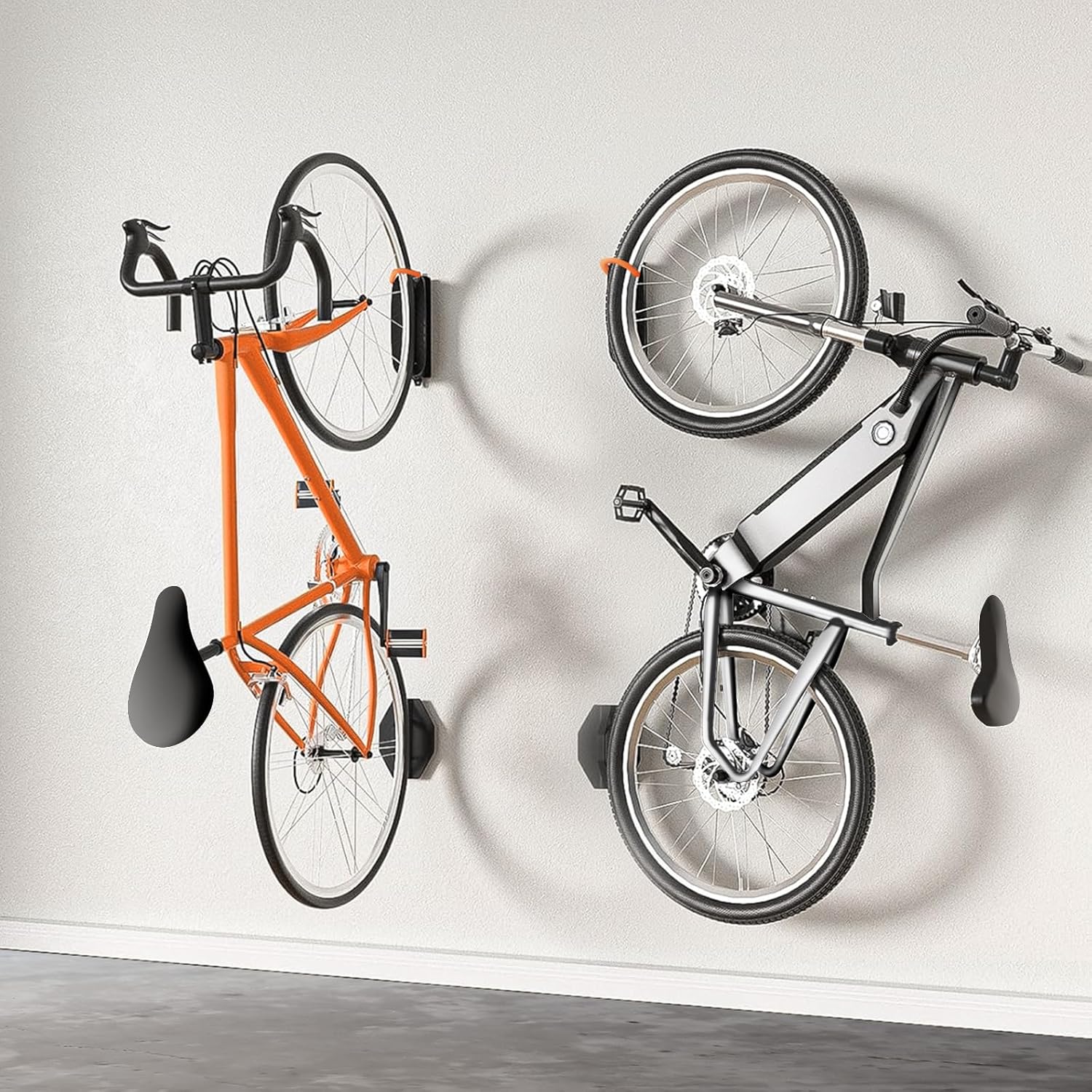 Swivel Bike Wall Mount, Garage Bike Rack Wall Mount, Bike Rack for Garage, Heavy-duty Bike Wall Mount Swivel Bike Rack for MTB, Road, eBike, Holds Up to 66 Lbs, 1 Pack - Image 9