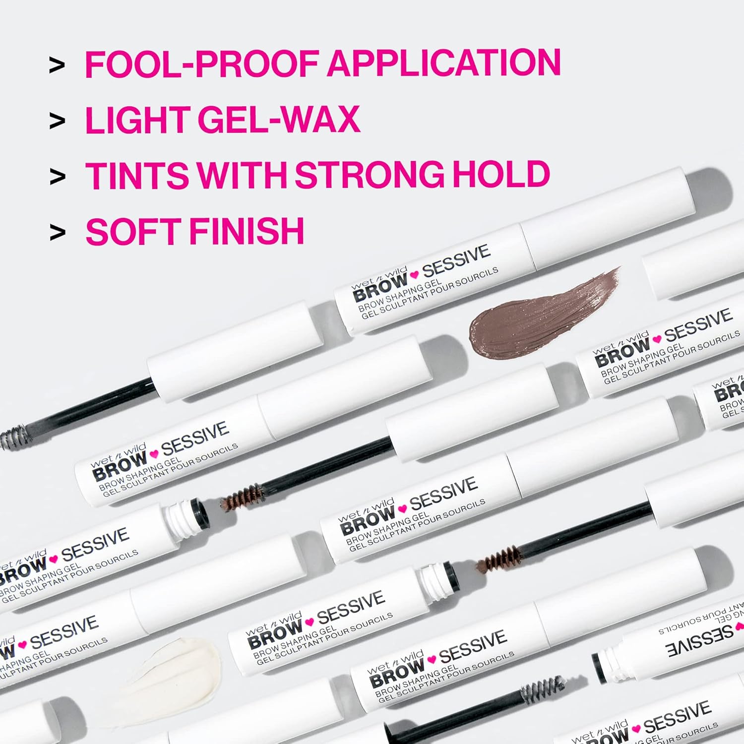 wet n wild Brow-Sessive Eyebrow Shaping Makeup Gel Clear - Image 5
