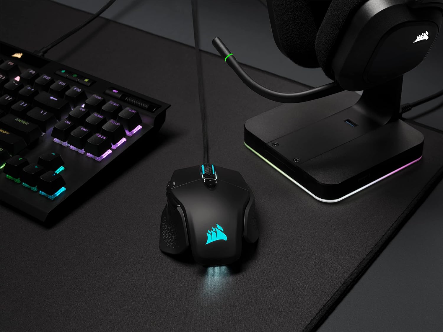 Corsair M65 RGB Ultra Tunable FPS Gaming Mouse Marksman 26,000 DPI Optical Sensor, Optical Switches, AXON Hyper-Processing Technology, Sensor Fusion Control, Tunable Weight System - Black - Image 13
