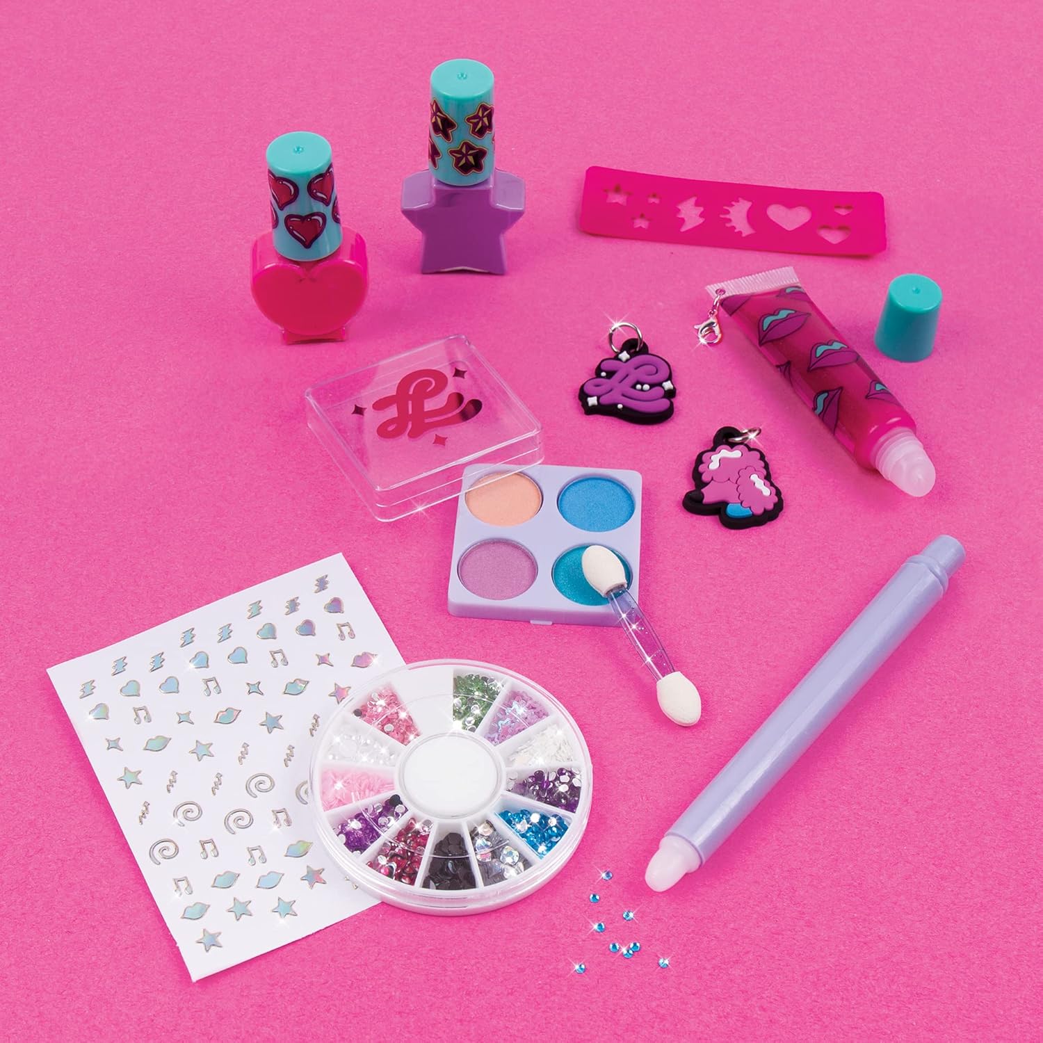 That Girl Lay Lay: Slay All Day Cosmetic Expressions - 12 Piece Set, Make It Real, Nickelodeon, Nails-Eyes-Lips-Style!, Beauty & Makeup Kit, Nail Art, Tweens & Girls, Kids Ages 6+ - Image 5