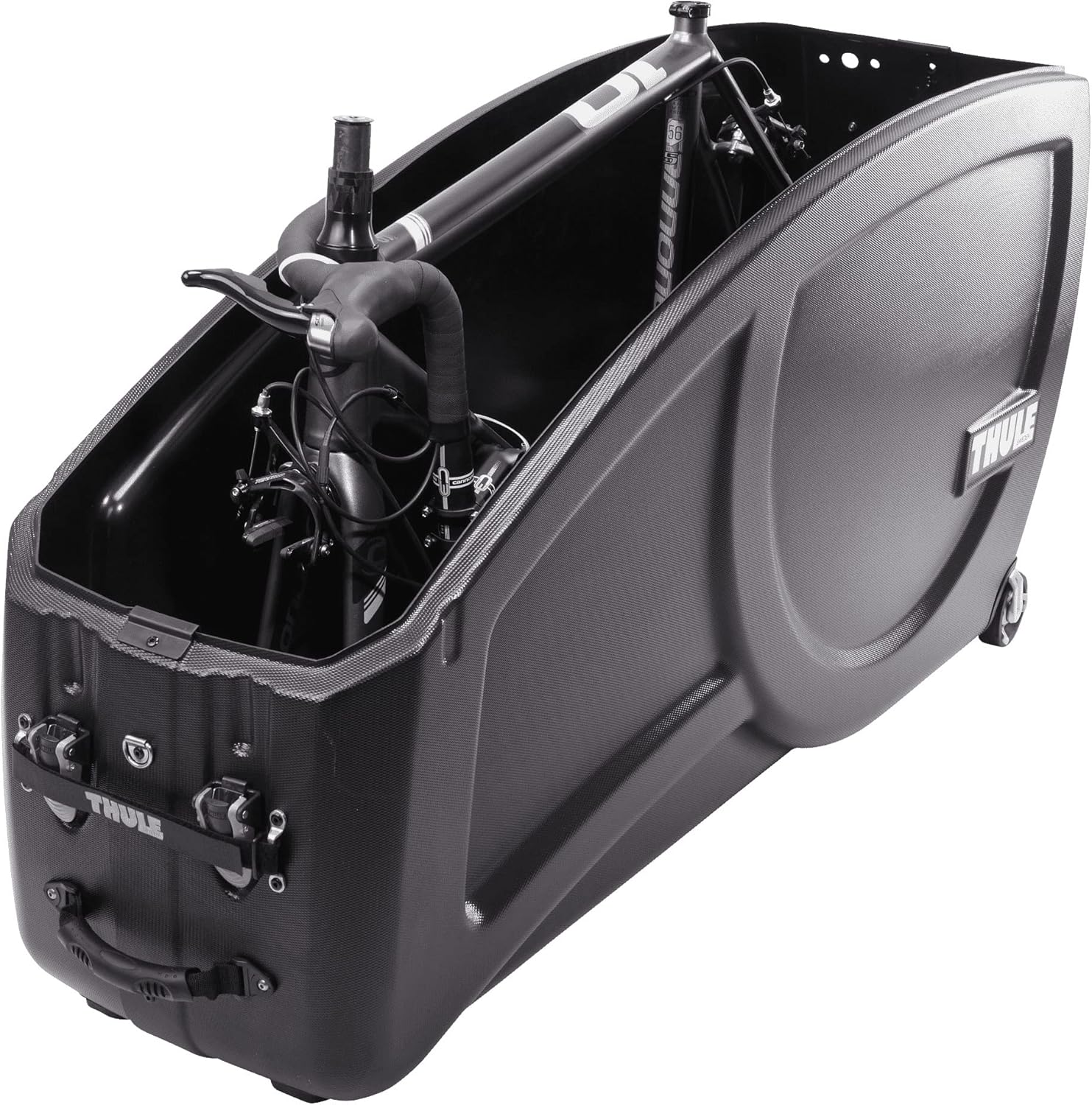 Thule RoundTrip Transition – Hard Shell Bike Travel Case with Built-in Repair Stand,Black - Image 4
