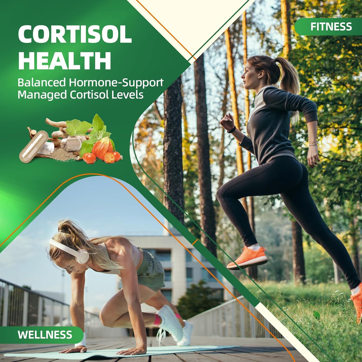 (2 Pack) Cortisol Manager Supplement for Women & Men - Stress Manage with Ashwagandha 20:1, Magnesium Glycinate, L-Theanine & Rhodiola, Vegan Cortisol Balance, Nighttime Relaxation, 120-Day Supply - Image 7