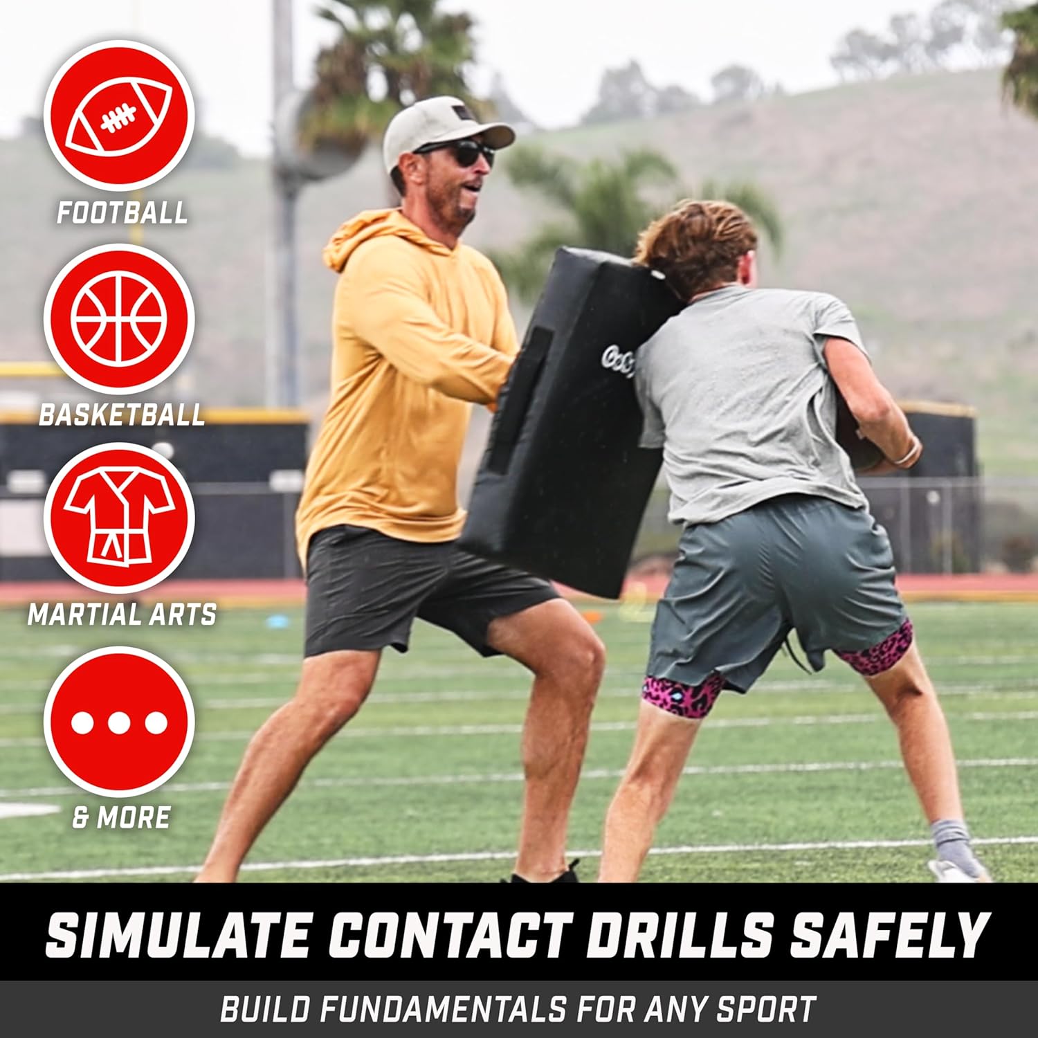 GoSports Premium Blocking Pads – Multisport Training Equipment for Football, Basketball, Lacrosse, & Martial Arts – Tackling Dummies & Kick Pads - Image 4