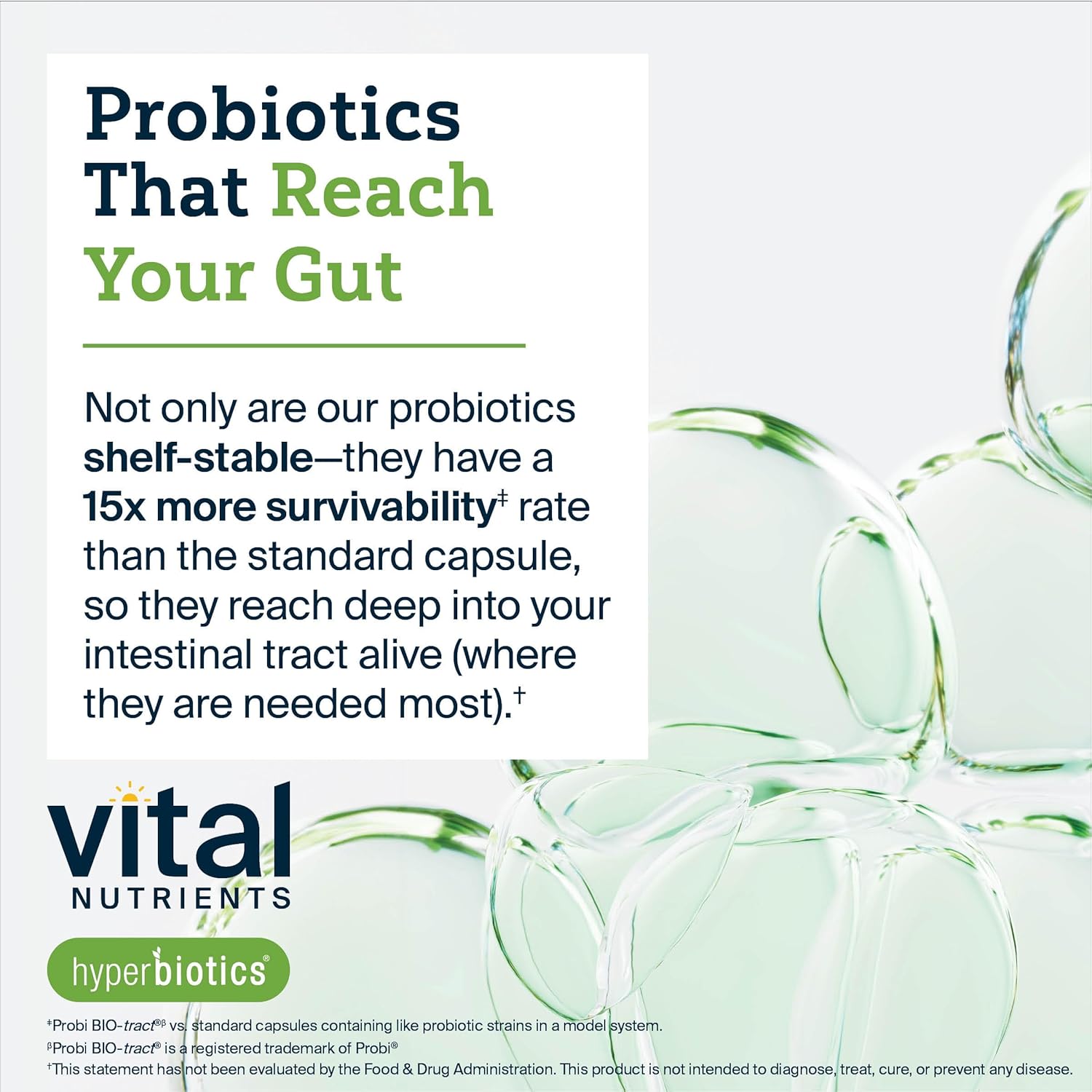 Hyperbiotics Vital Nutrients Prebiotic and Probiotic for Women and Men | 60 Billion CFU | Pre and Probiotics Supports Digestive Health, Constipation, Diarrhea, Gas & Bloating* | 30 Vegan Capsules - Image 6