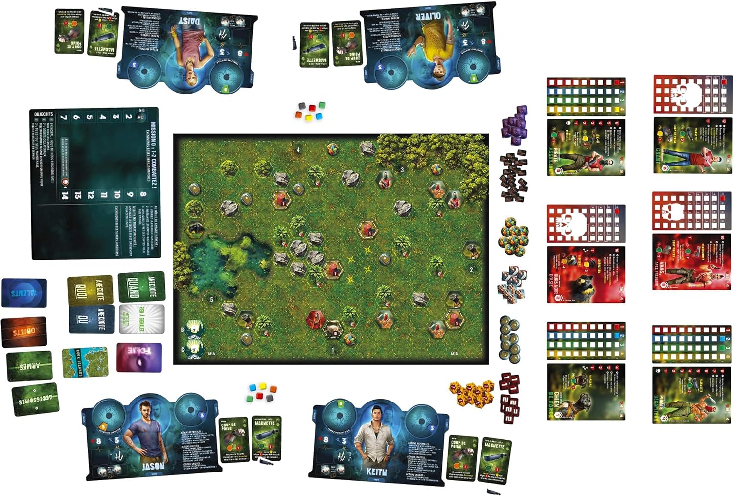 Far Cry Cooperative Combat Strategy Board Game - Escape from Rook Islands with Solo & Multiplayer Scenarios, Ages 14+, 1-4 Players - Image 4