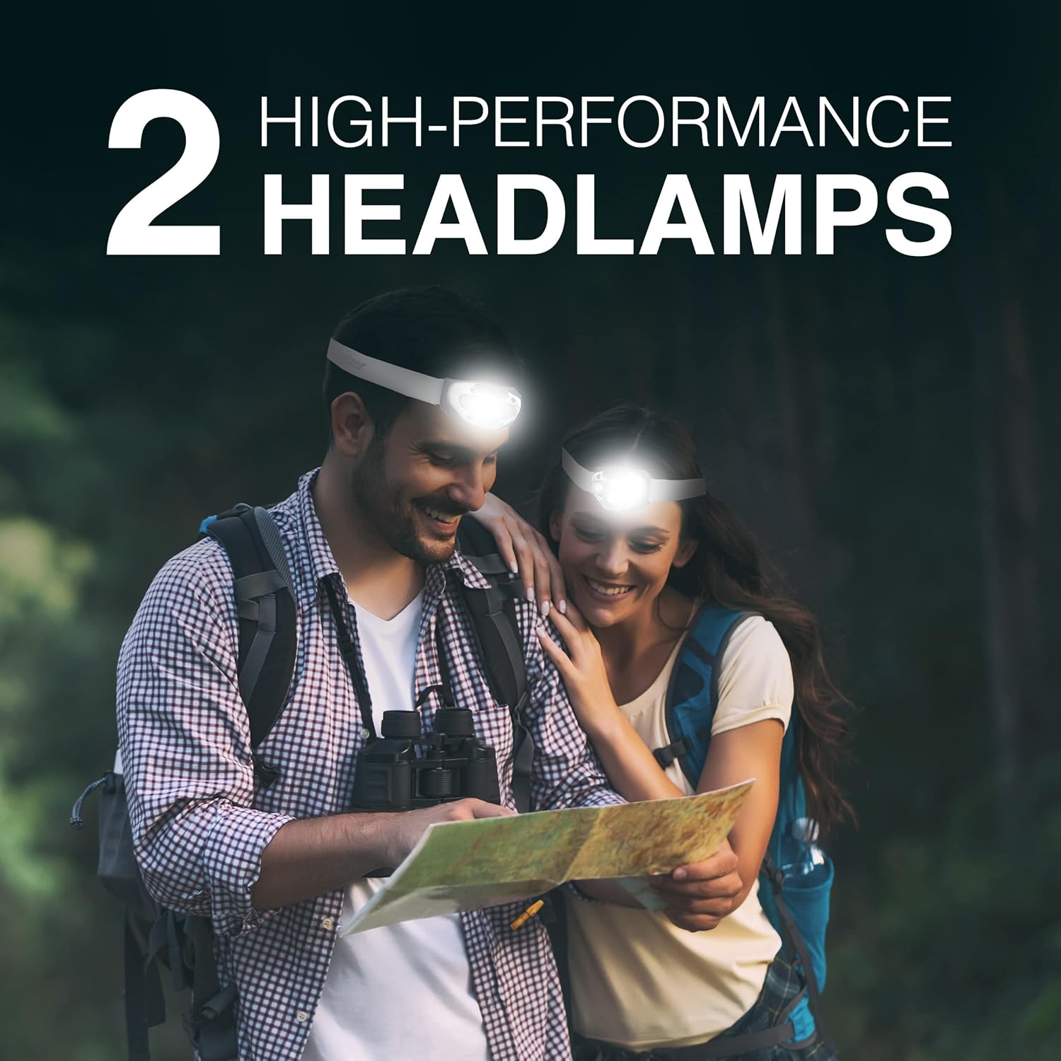 Energizer LED Headlamps (2-Pack) + Accessories | Water Resistant Headlights for Camping, Outdoors, Emergencies - Image 7