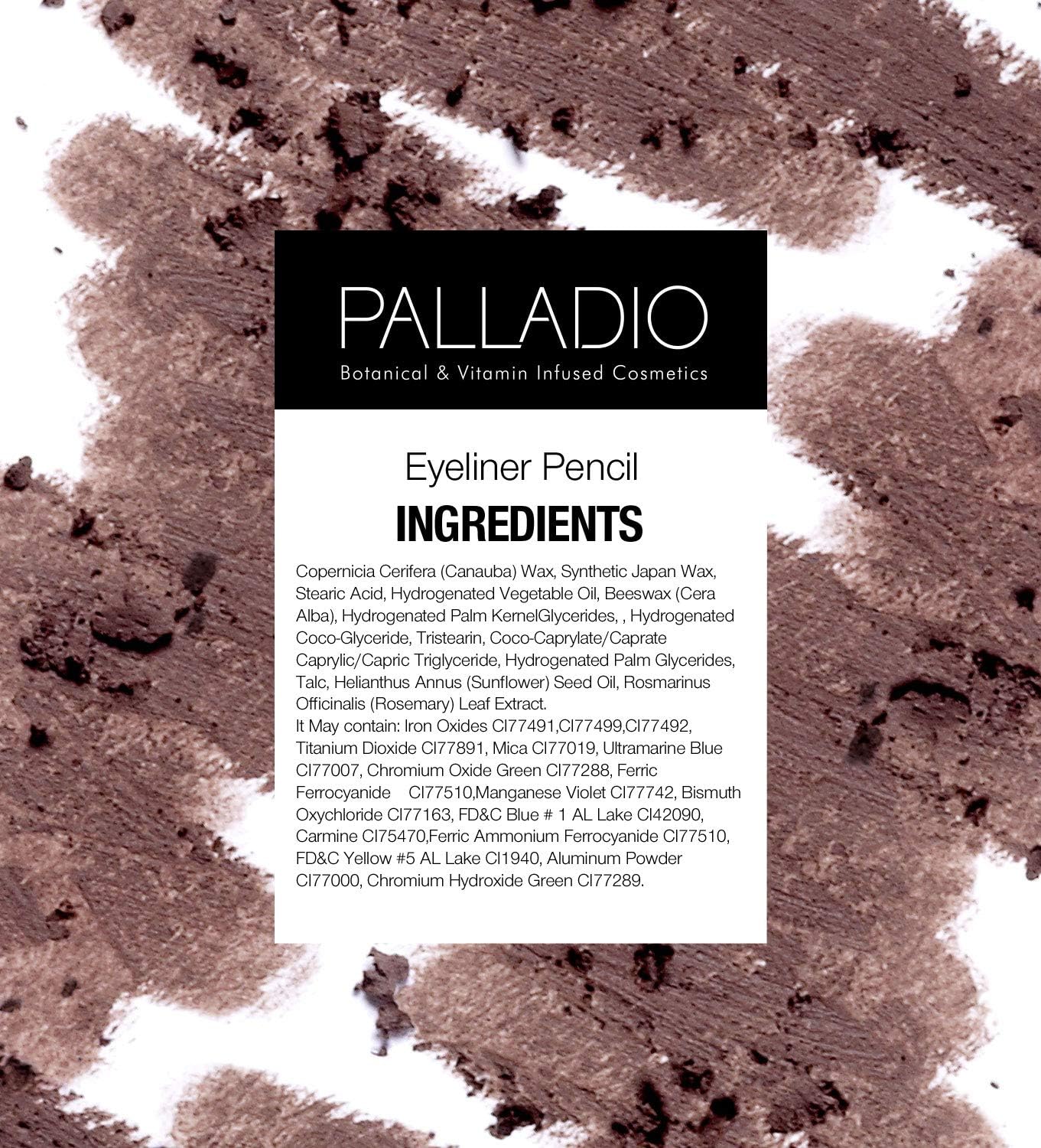 Palladio Wooden Eyeliner Pencil, Thin Pencil Shape, Easy Application, Firm yet Smooth Formula, Perfectly Outlined Eyes, Contour and Line, Long Lasting, Rich Pigment, Charcoal - Image 8