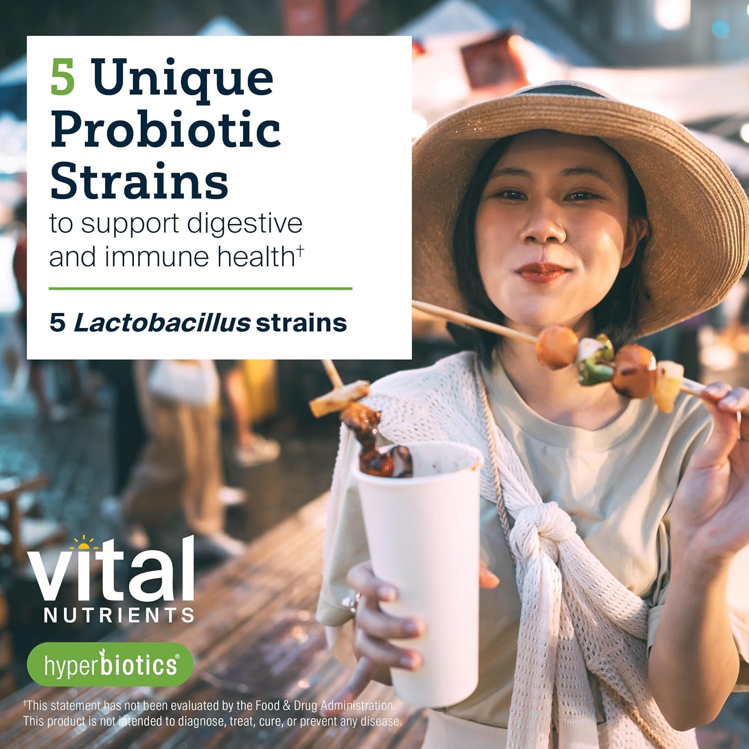 Hyperbiotics Vital Nutrients Prebiotic and Probiotic for Women and Men | 60 Billion CFU | Pre and Probiotics Supports Digestive Health, Constipation, Diarrhea, Gas & Bloating* | 30 Vegan Capsules - Image 7