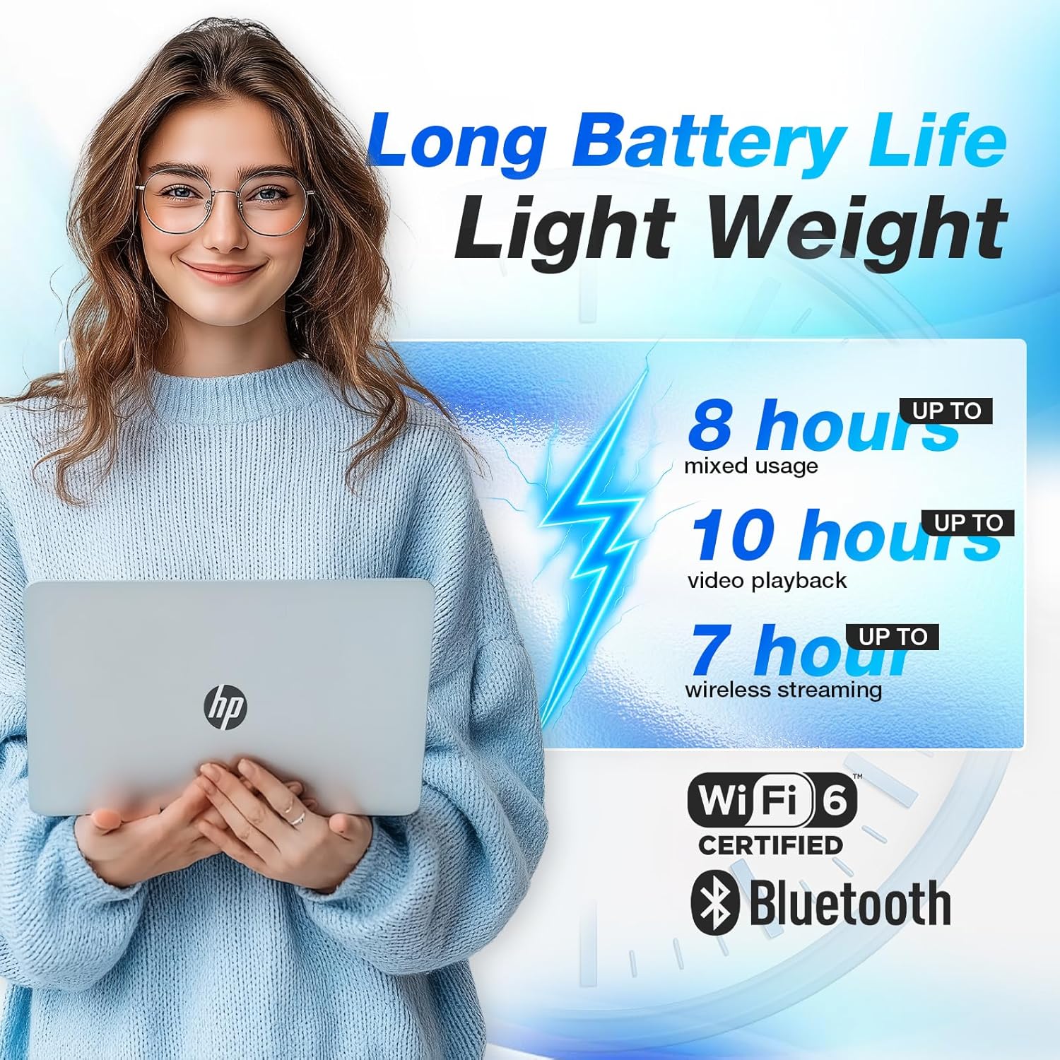 HP 15.6" Touchscreen Laptop for Business and Students, Intel Processor i3-1315U (Beats i3-1215U), Copilot Key, Anti-Glare, Office Pro- Wins 11 Pro, Wi-Fi 6, w/Accessories (64GB RAM, 2TB SSD) - Image 7