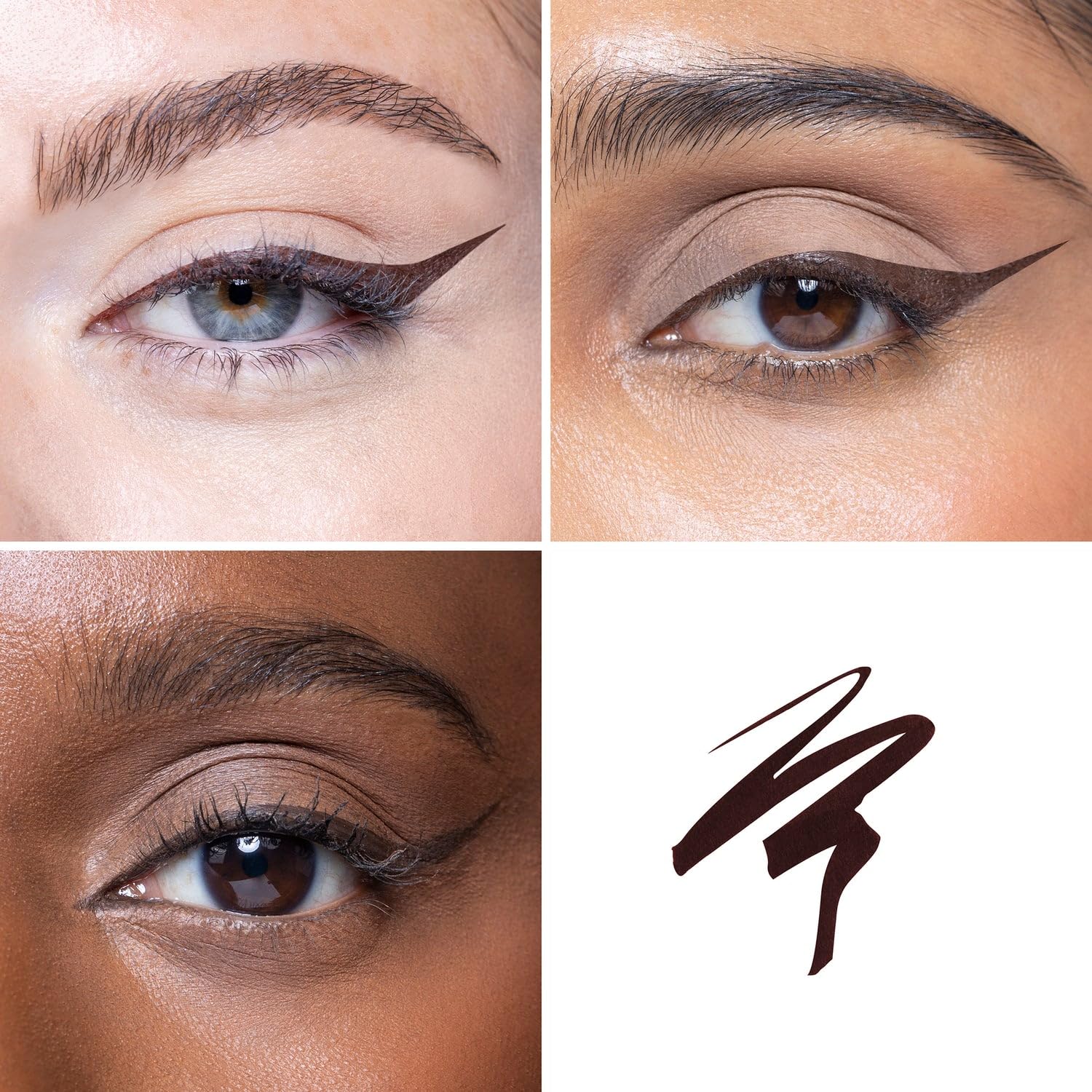 OFIR Eye Edge Liquid Eyeliner Pen | Water and Smudge Proof | Long Lasting Matte Finish, Soft Tip with Bold Pigment | Cruelty Free Formula | Brown Eyeliner for Women | Carob - Rich Brown | 0.04 Fl Oz - Image 3