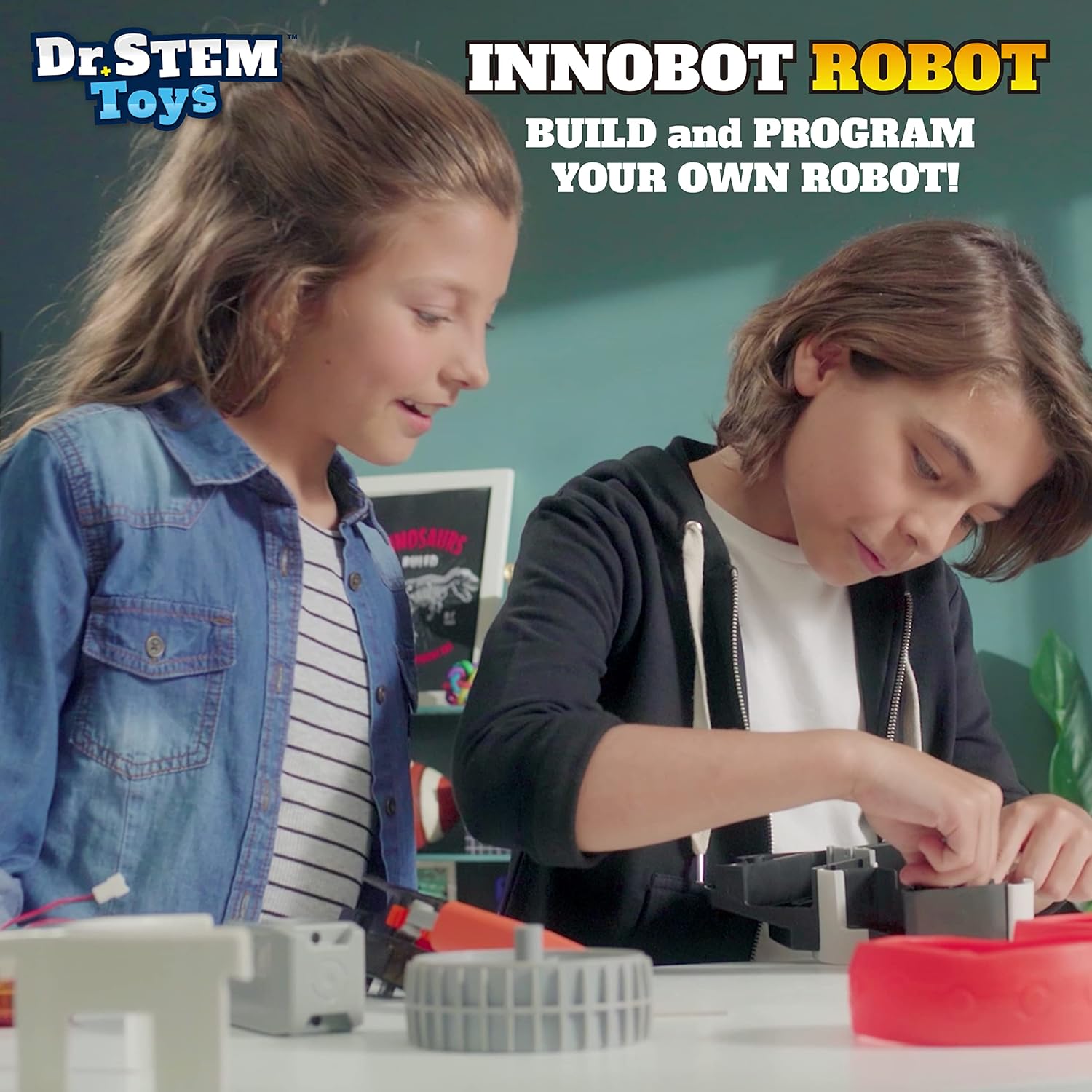 Dr. STEM Toys Innobot Coding Robot Toy | Robotics Science Kit for Kids Ages 8 & Up | Bluetooth Enabled, Easy to Build & Program, Performs Multiple Stunts & Chores | Kids Learn Coding as They Play - Image 6