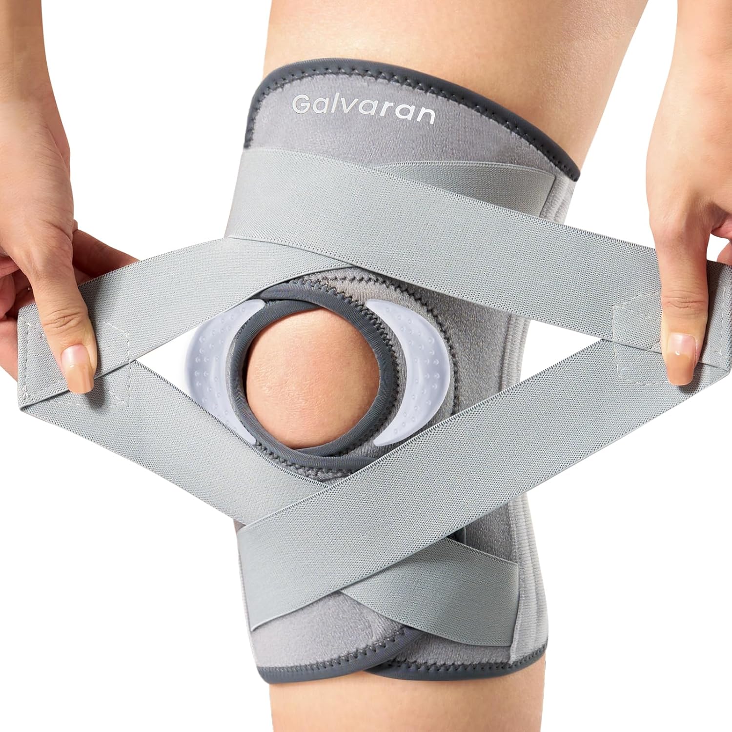Galvaran Knee Brace for Men & Women - ACL, MCL, Meniscus Tear Support & Arthritis Pain Relief - Stabilizing Knee Braces Support with Side Stabilizers & Patella Gel Pad - Image 2