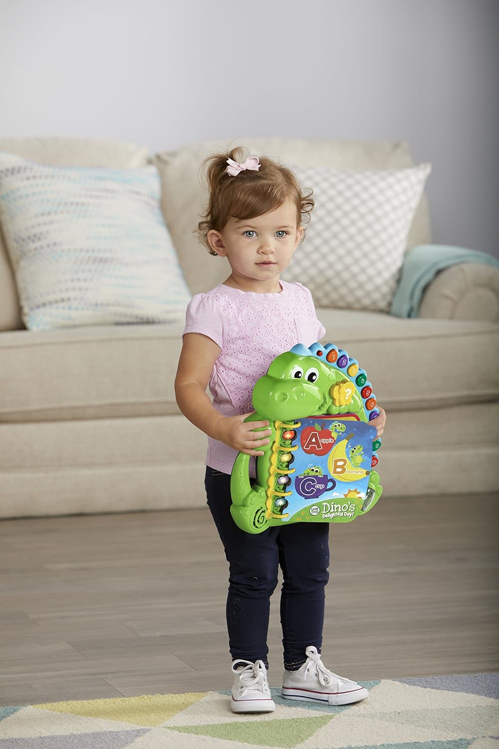 LeapFrog Dino's Delightful Day Alphabet Book, Green - Image 8