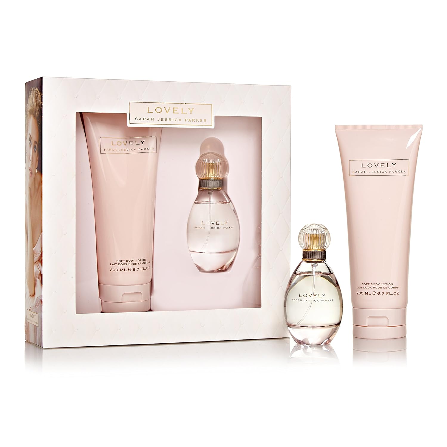 Lovely By SJP Gift Set For Women - Classically Charming, Ultra-Glamorous Scent - Silky White Amber Fragrance With Powdery, Intimate Notes - Includes Perfume Spray And Body Lotion - 2 Pc - Image 2