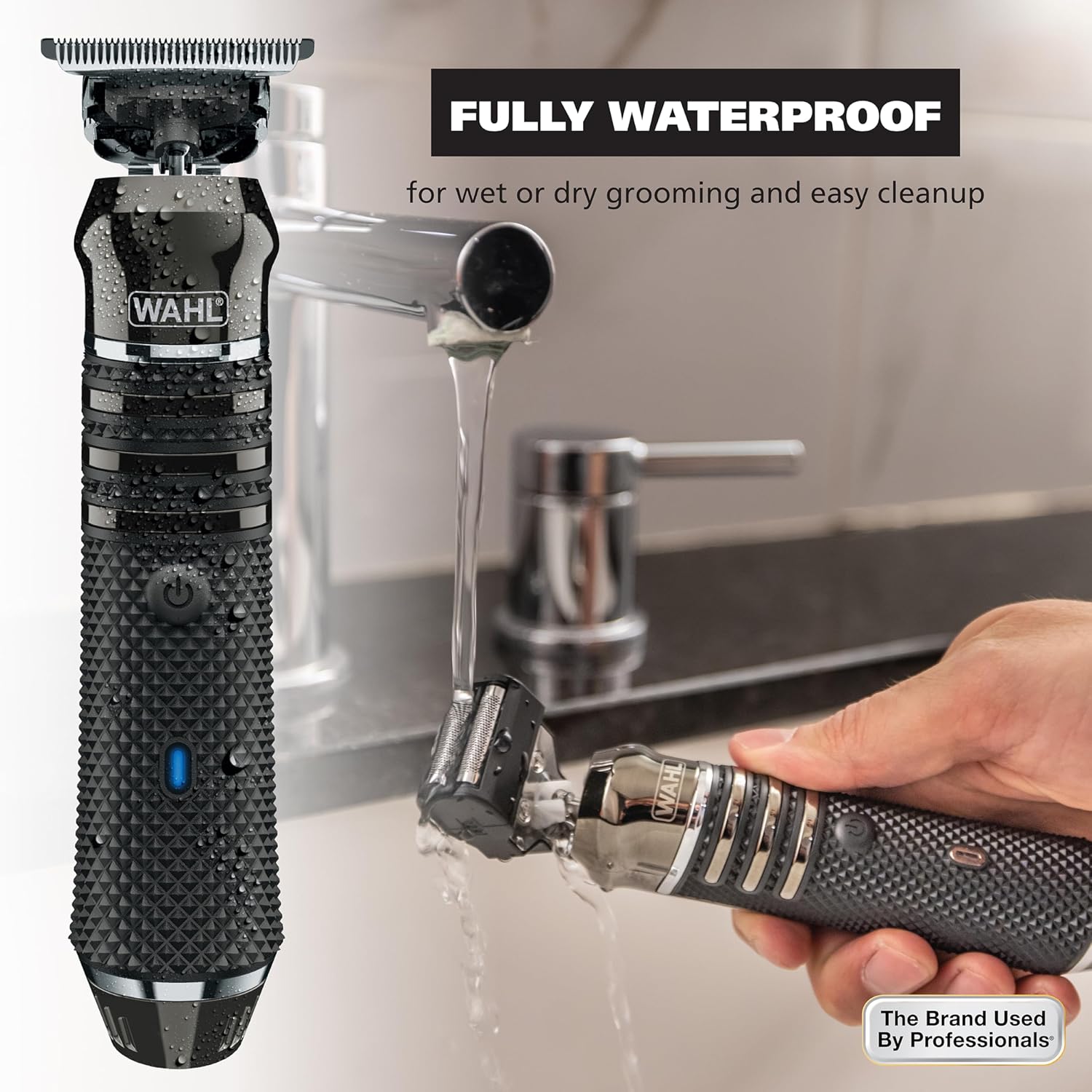 Wahl USA Pro Series High Visibility Skeleton Style Trimmer, Lithium-Ion Cordless USB Rechargeable All in One Shaving & Close Cutting Beard Trimmer for Men with Near Zero Gap Blade – 3026018 - Image 10