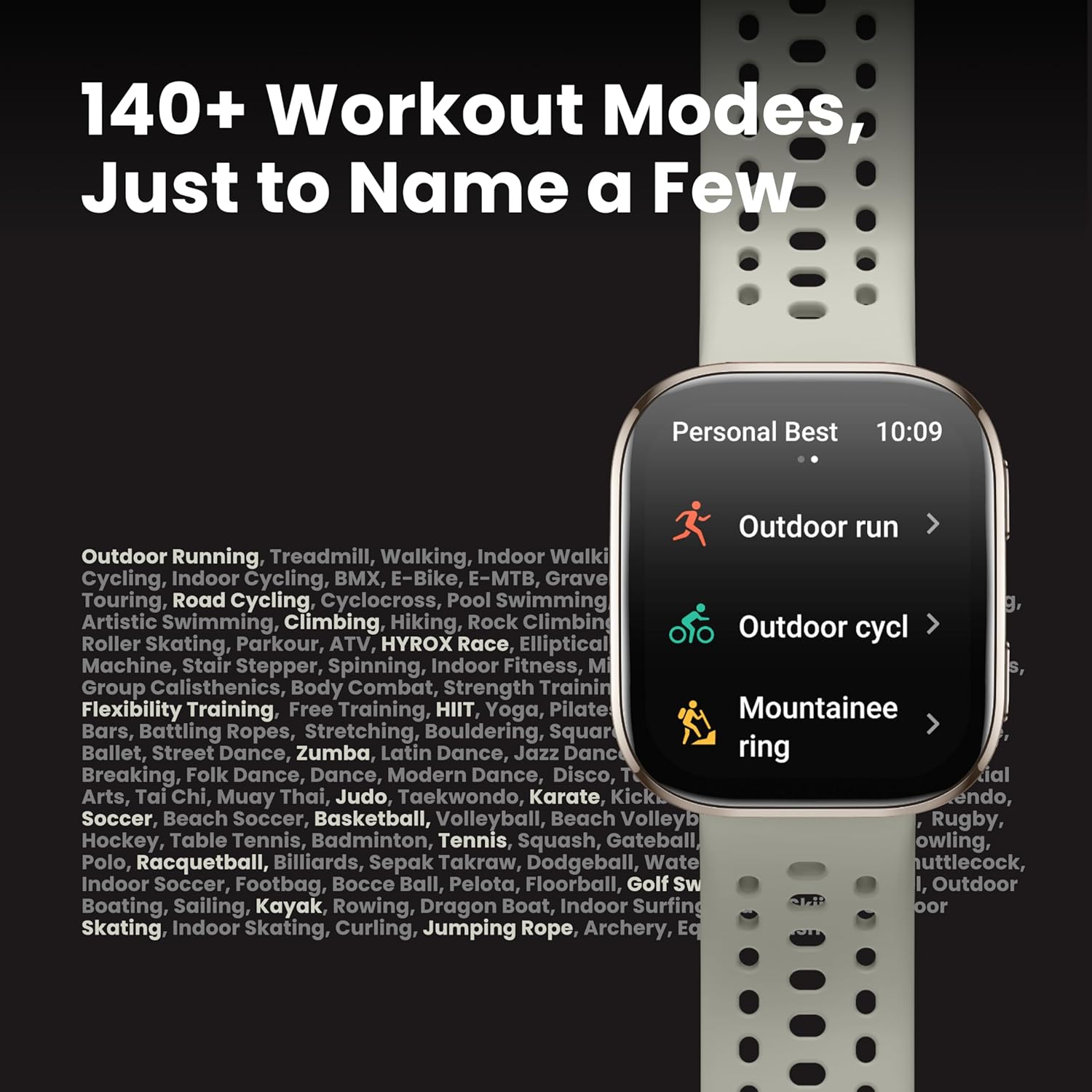 Amazfit Bip 6 Smart Watch 46mm, 14 Day Battery, 1.97" AMOLED Display, GPS & Free Maps, AI, Bluetooth Call & Text, Health, Fitness & Sleep Tracker, 140+ Workout Modes, 5 ATM Water-Resistance, Charcoal - Image 7