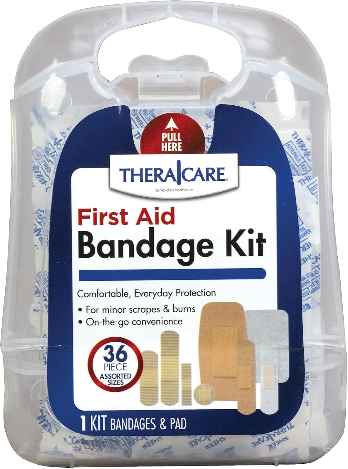 Thera|Care First Aid Bandage Kit | Assorted, 36 Count - Image 2