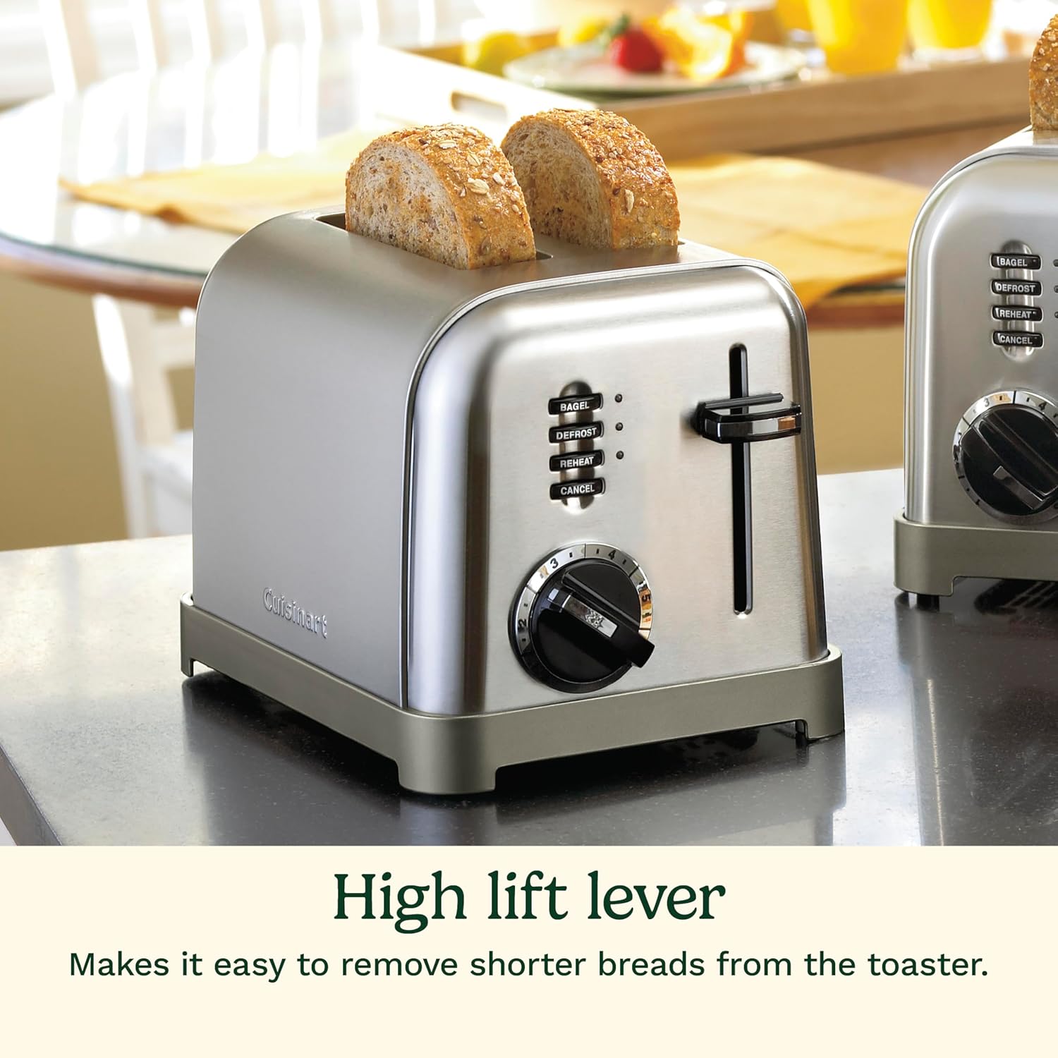 Cuisinart CPT-160 Metal Classic 2-Slice Toaster, Brushed Stainless - Image 5