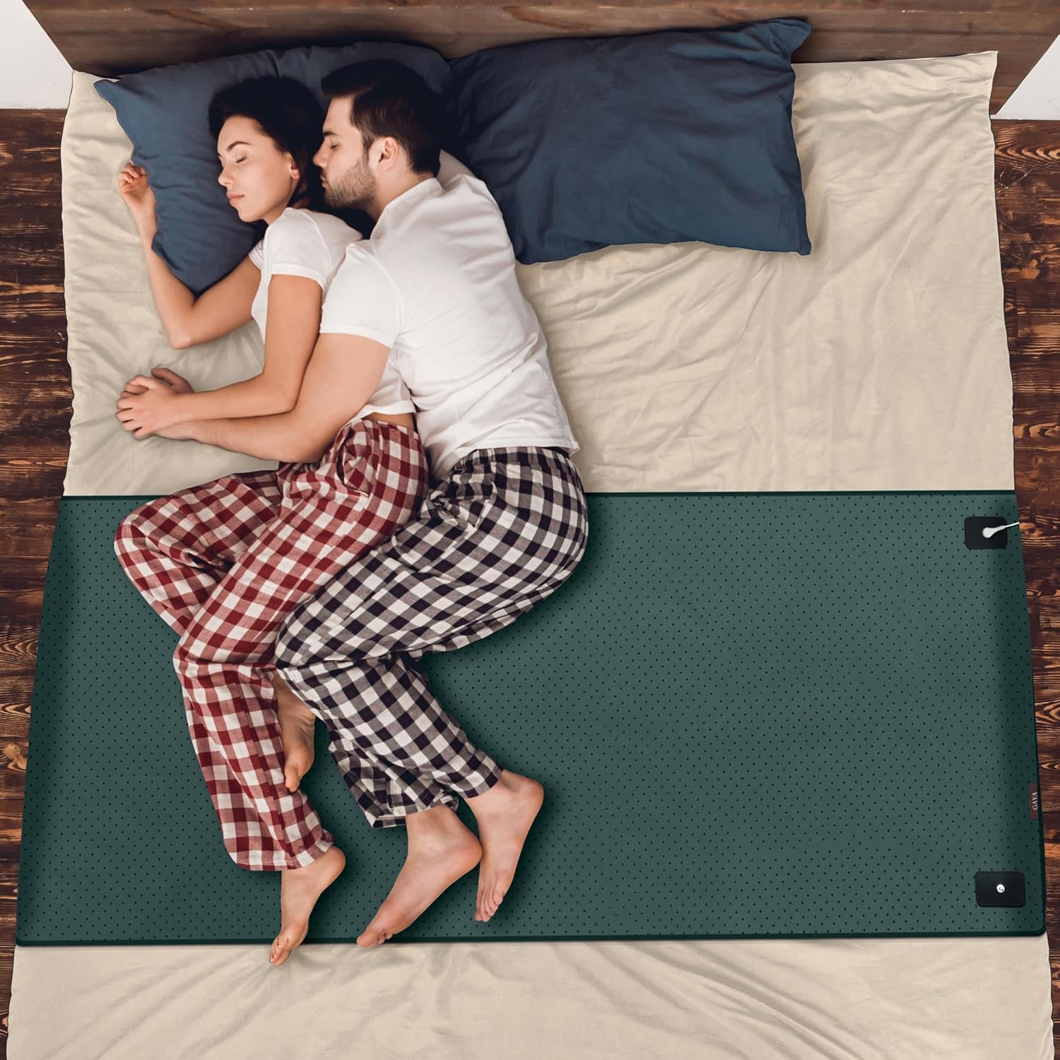 GAYA Grounding Mat for Bed Queen, King, Full Size, for Sleeping Improvement, Muscle Relaxation, Earthing Pad for Feet, Mats for Desk, Earth, Pads for Bedding, Wellness Gift - Image 10