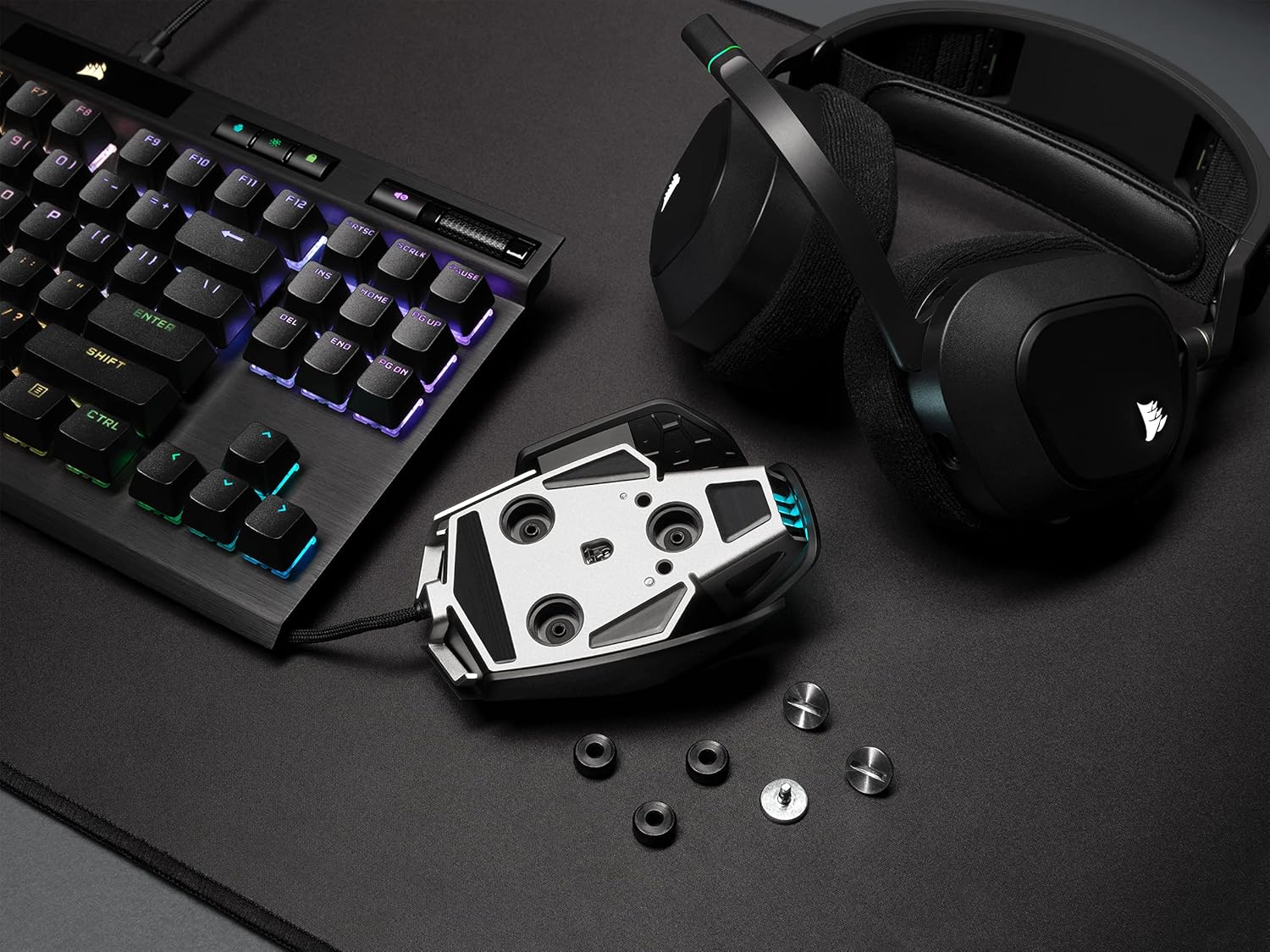 Corsair M65 RGB Ultra Tunable FPS Gaming Mouse Marksman 26,000 DPI Optical Sensor, Optical Switches, AXON Hyper-Processing Technology, Sensor Fusion Control, Tunable Weight System - Black - Image 12