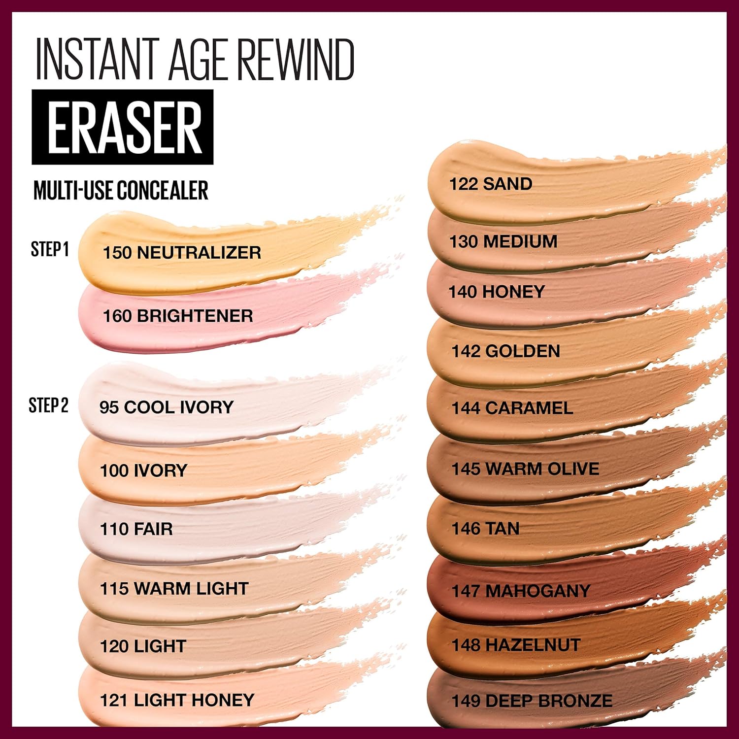 Maybelline Instant Age Rewind Eraser Dark Circles Treatment Multi-Use Concealer, Neutralizer, 0.2 Fl Oz (Pack of 2) - Image 7