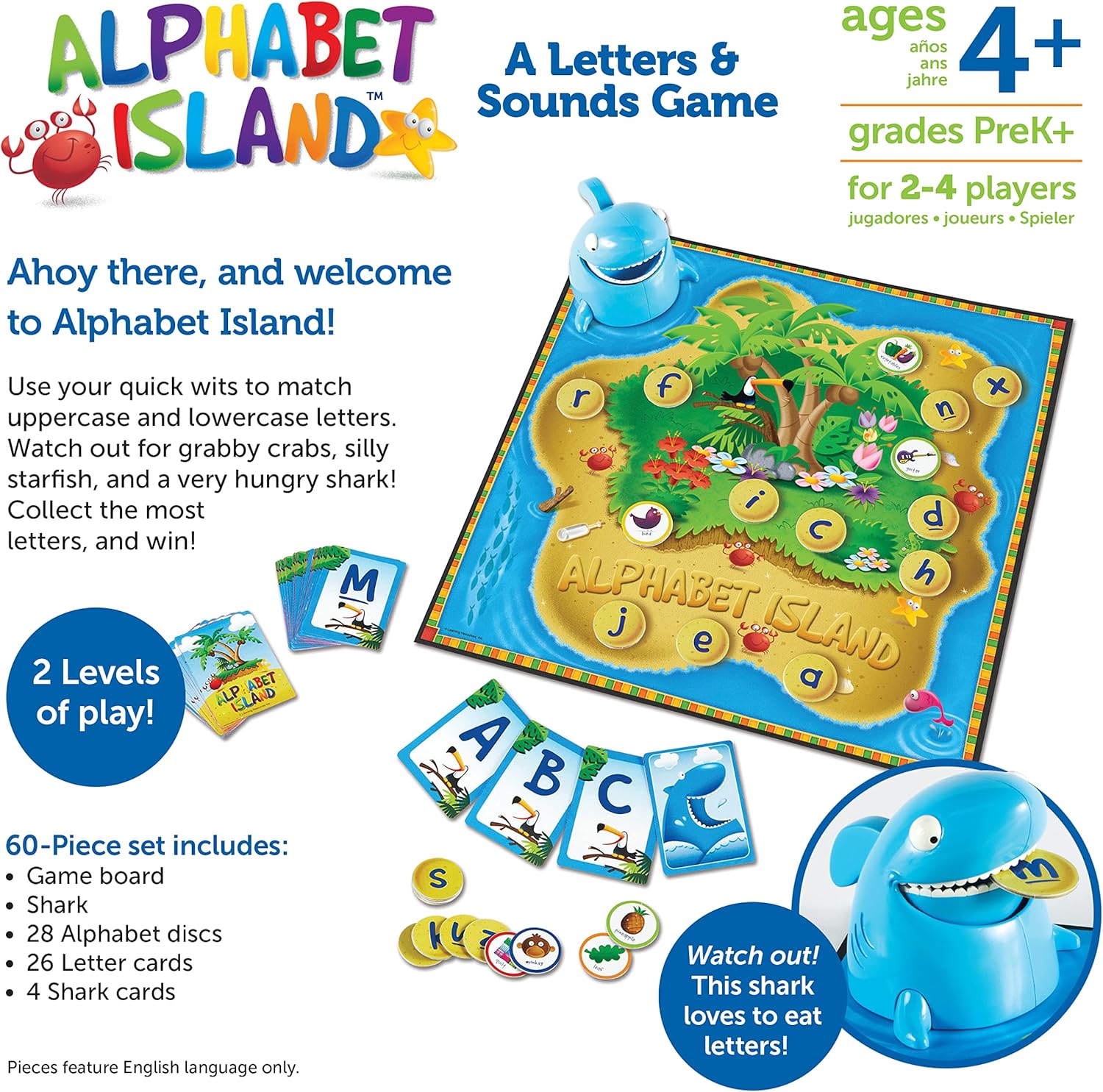 Learning Resources Alphabet Island, Letter & Sounds Game, Language Development Toy, Alphabet Learning Toys, ABC Board Games for Kids, Ages 4+ - Image 7