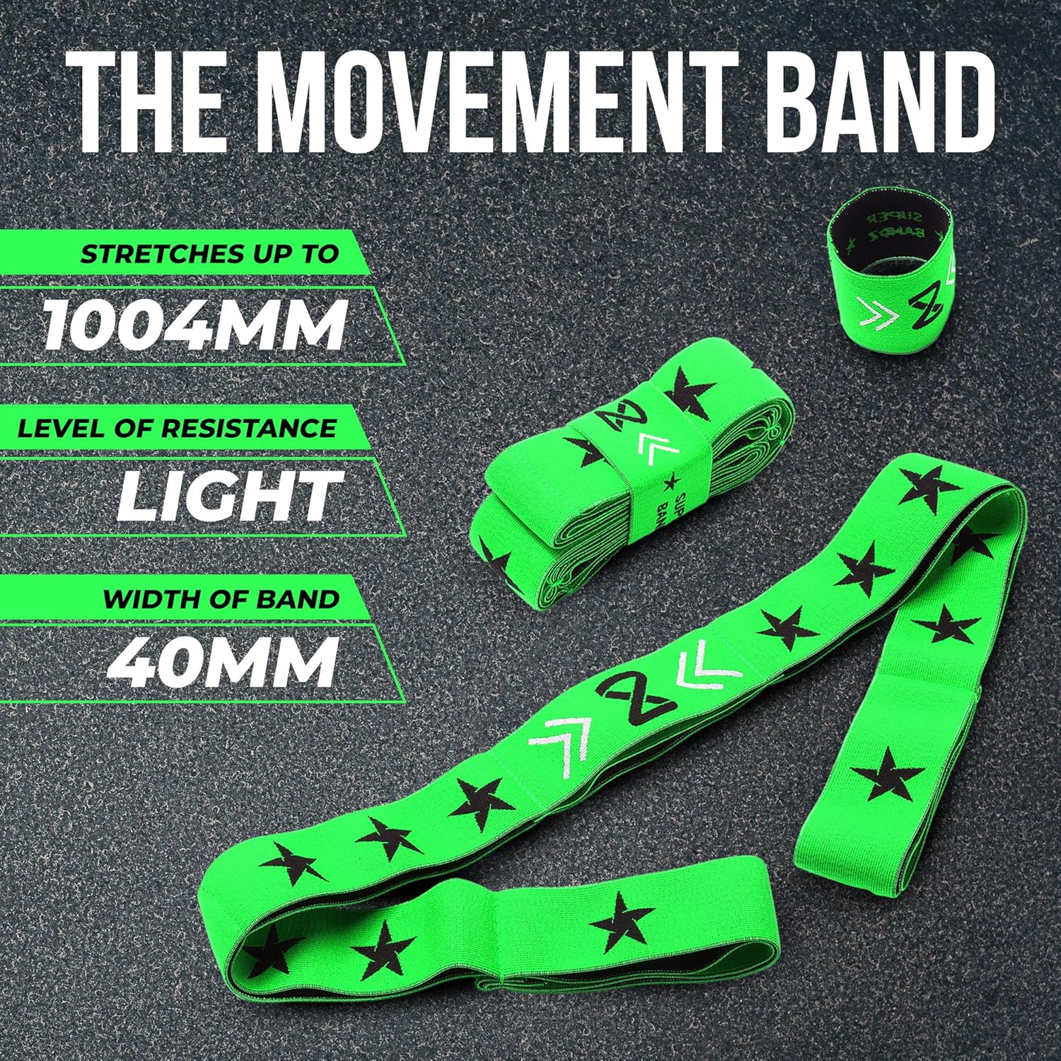 Two8 Bands Multi Loop Bands - Athletic Training Bands, Sports Performance Equipment Strength Conditioning Bands, Speed & Agility Bands - Resistance Bands for Strength Training Legs, Knee, Hip & Back - Image 4
