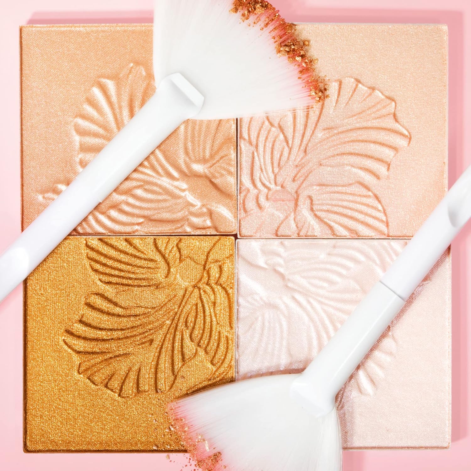 wet n wild MegaGlo Highlighting Powder, Highlighter Makeup, Shimmer Glow, Pink Rose Gold Blossom Glow - Image 7