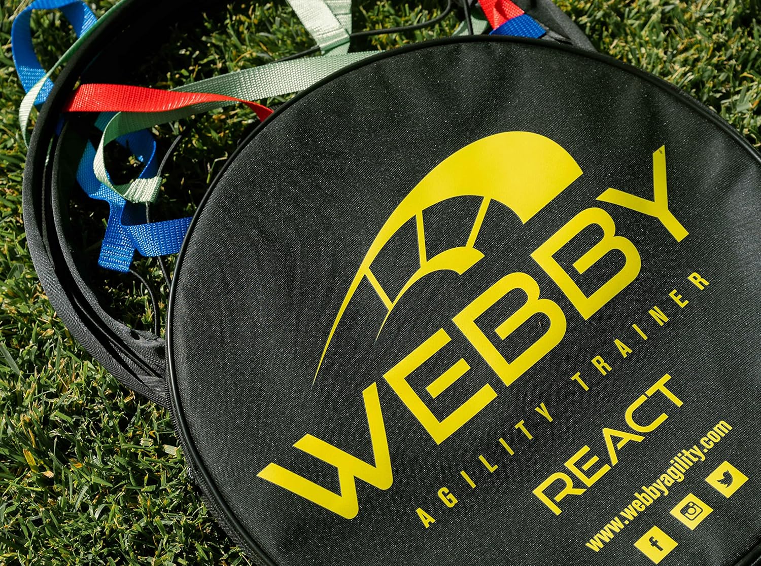 Webby Agility Trainer – Circle Speed and Agility Ladder for High Intensity Reactive Footwork Drills and Skills – A Circular Piece of Reaction Training Equipment That Changes The Way You Move - Image 3